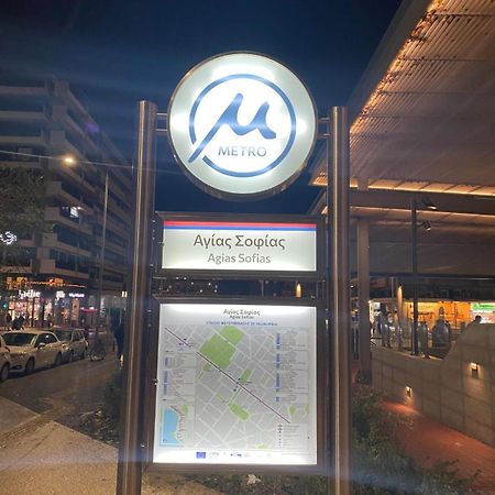Prime Location Bright Studio City Center Super 5G Wifi 200Mbps With32"Tv سالونيك المظهر الخارجي الصورة